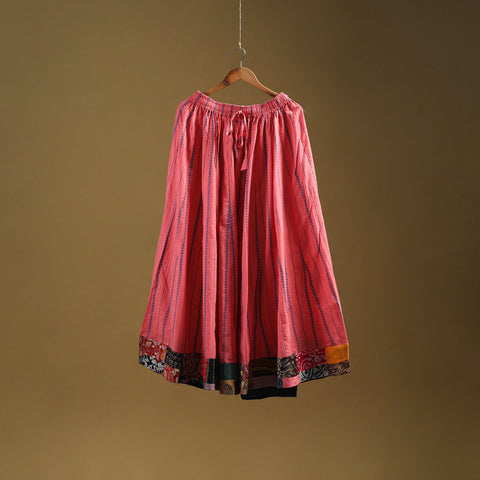 Jacquard patchwork 24 kali cotton long skirt 19