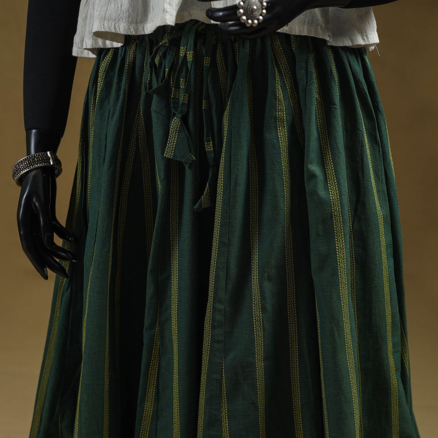 Jacquard patchwork 24 kali cotton long skirt 20