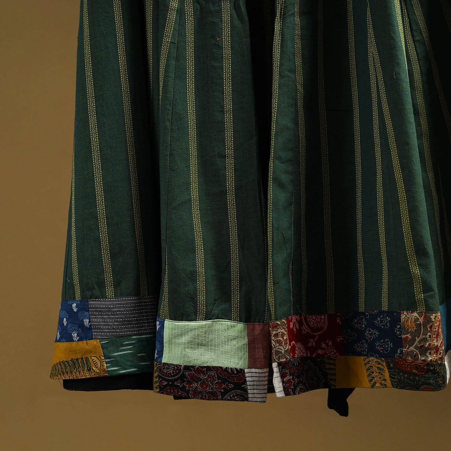 Jacquard patchwork 24 kali cotton long skirt 20