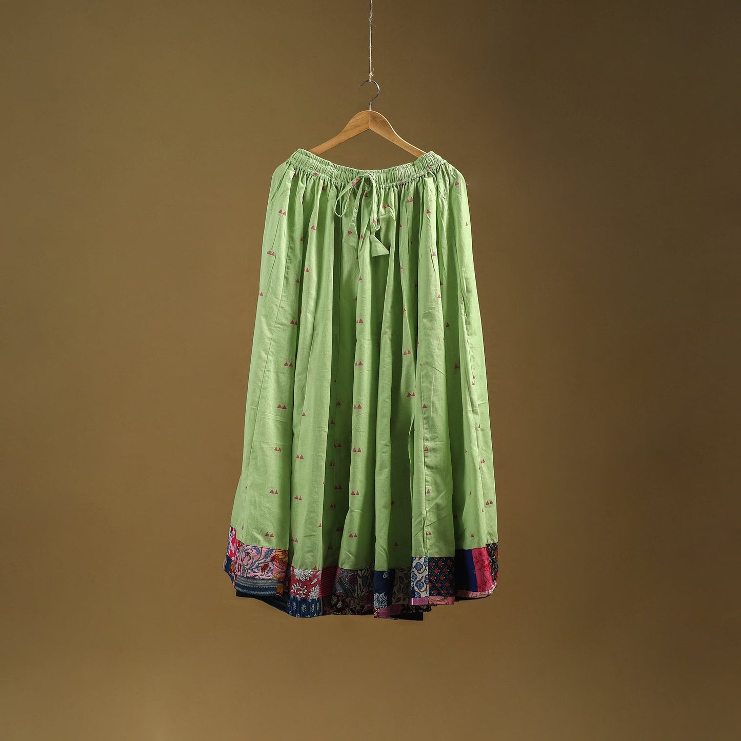 Jacquard patchwork 24 kali cotton long skirt 22