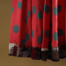 Jacquard patchwork 24 kali cotton long skirt 23