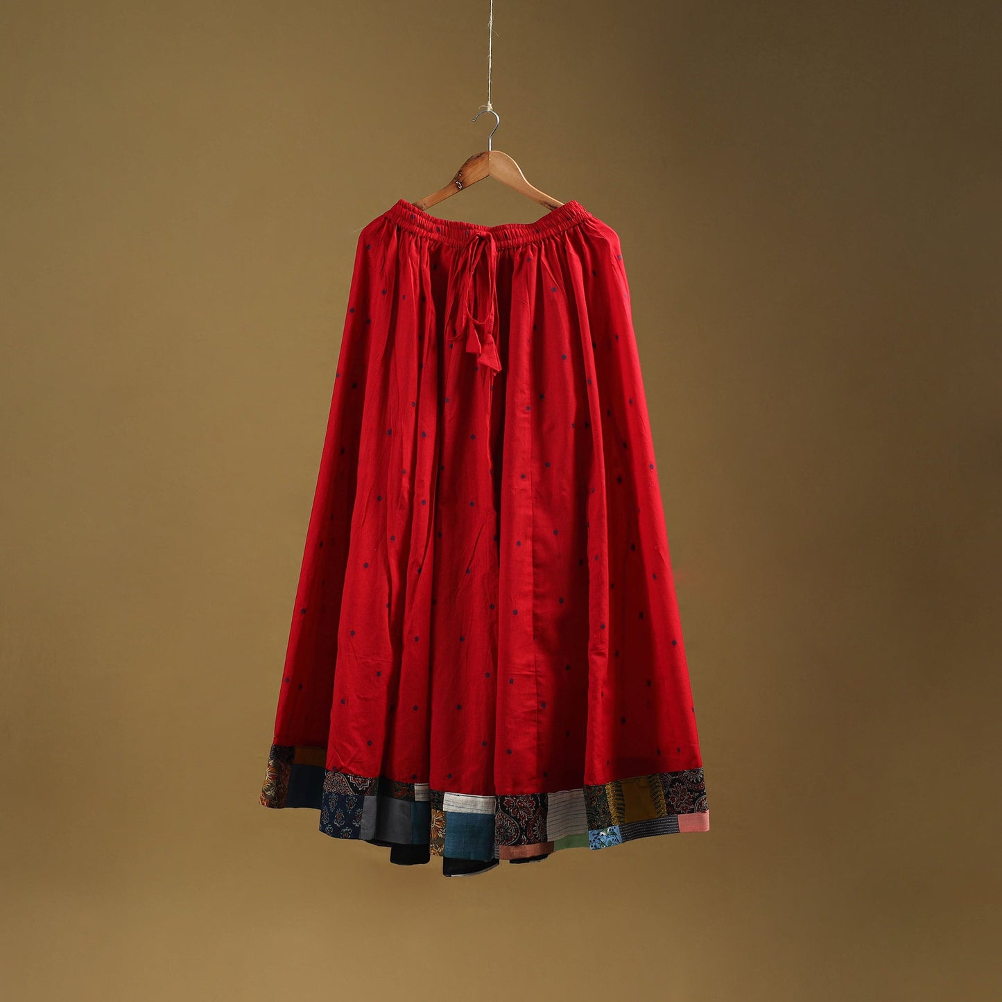 Jacquard patchwork 24 kali cotton long skirt 25