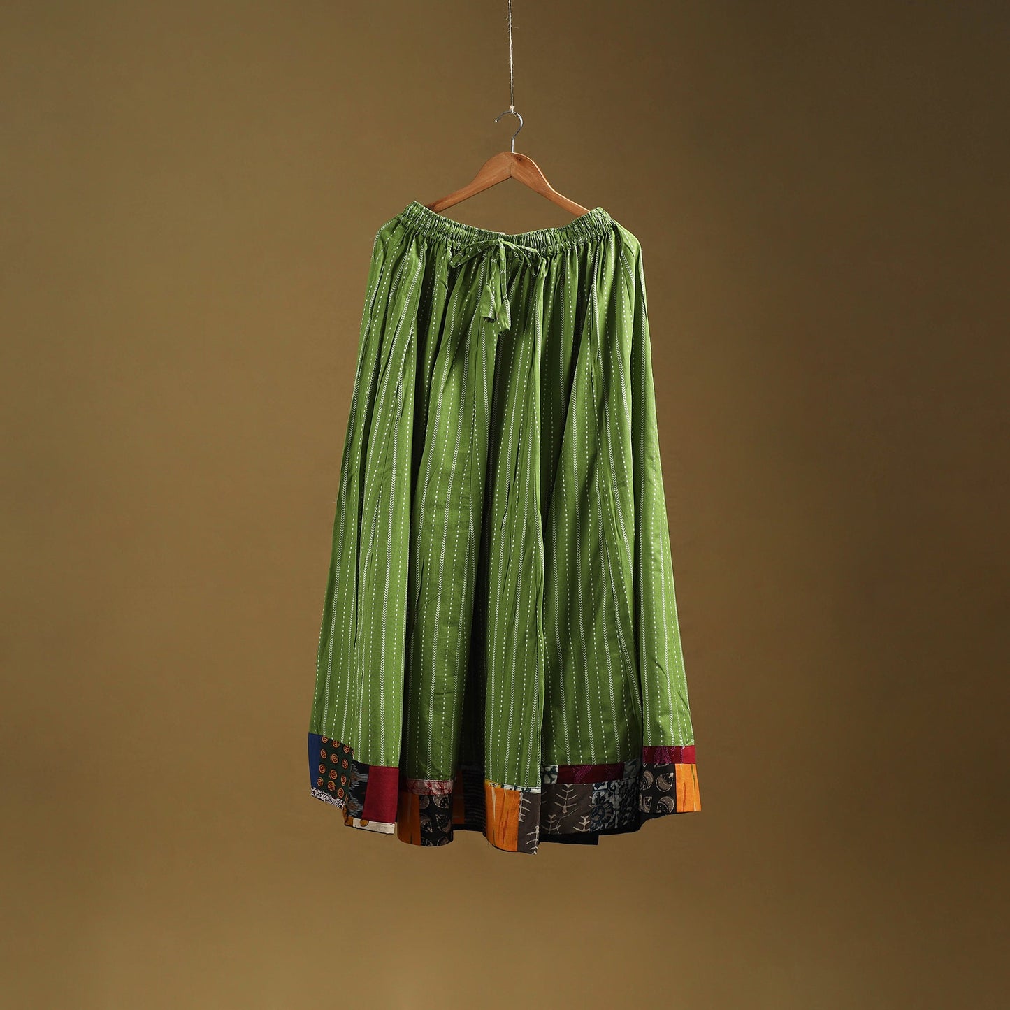 Jacquard patchwork 24 kali cotton long skirt 27