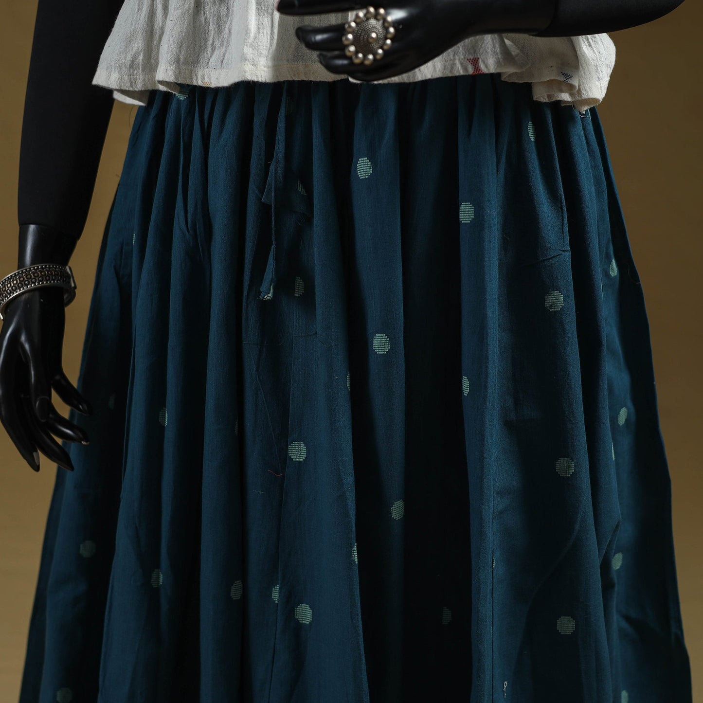 Jacquard patchwork 24 kali cotton long skirt 29