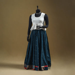 Jacquard patchwork 24 kali cotton long skirt 29