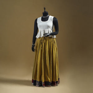 Jacquard patchwork 24 kali cotton long skirt 30