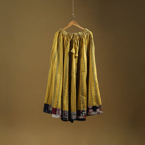 Jacquard patchwork 24 kali cotton long skirt 30