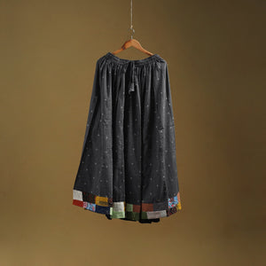 Jacquard patchwork 24 kali cotton long skirt 31