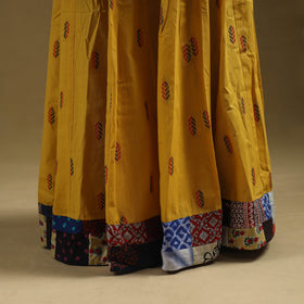 Jacquard patchwork 24 kali cotton long skirt 32