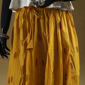 Jacquard patchwork 24 kali cotton long skirt 32