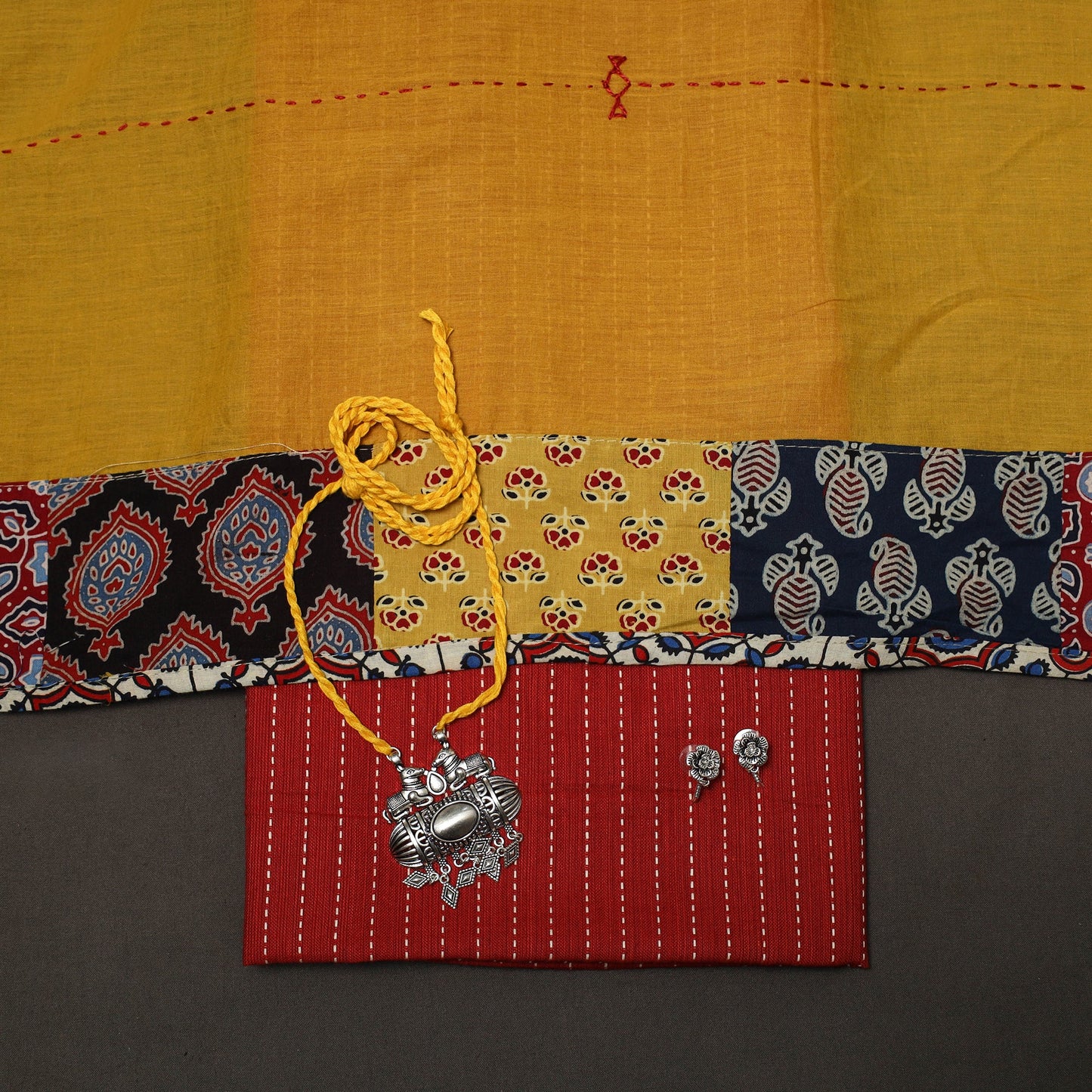 Jacquard weave cotton 2pc unstitched dress material