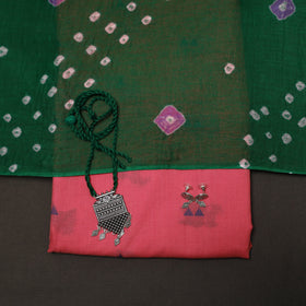 Jacquard weave cotton 2pc unstitched dress material