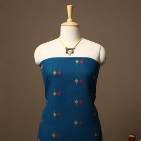 Jacquard weave cotton 2pc unstitched dress material