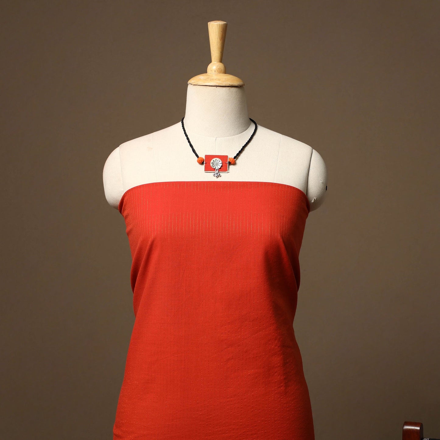 Jacquard weave cotton 2pc unstitched dress material