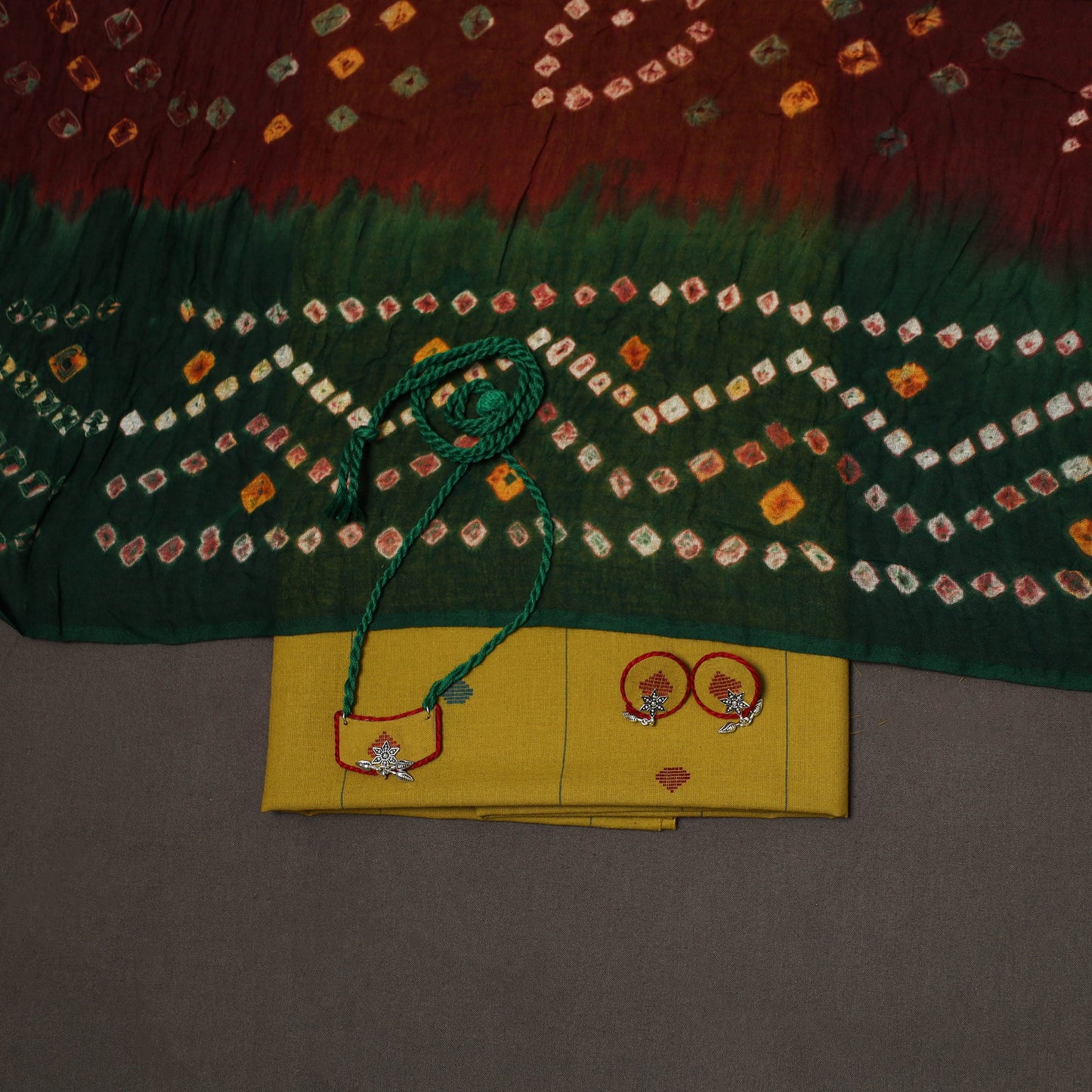 Jacquard weave cotton 2pc unstitched dress material