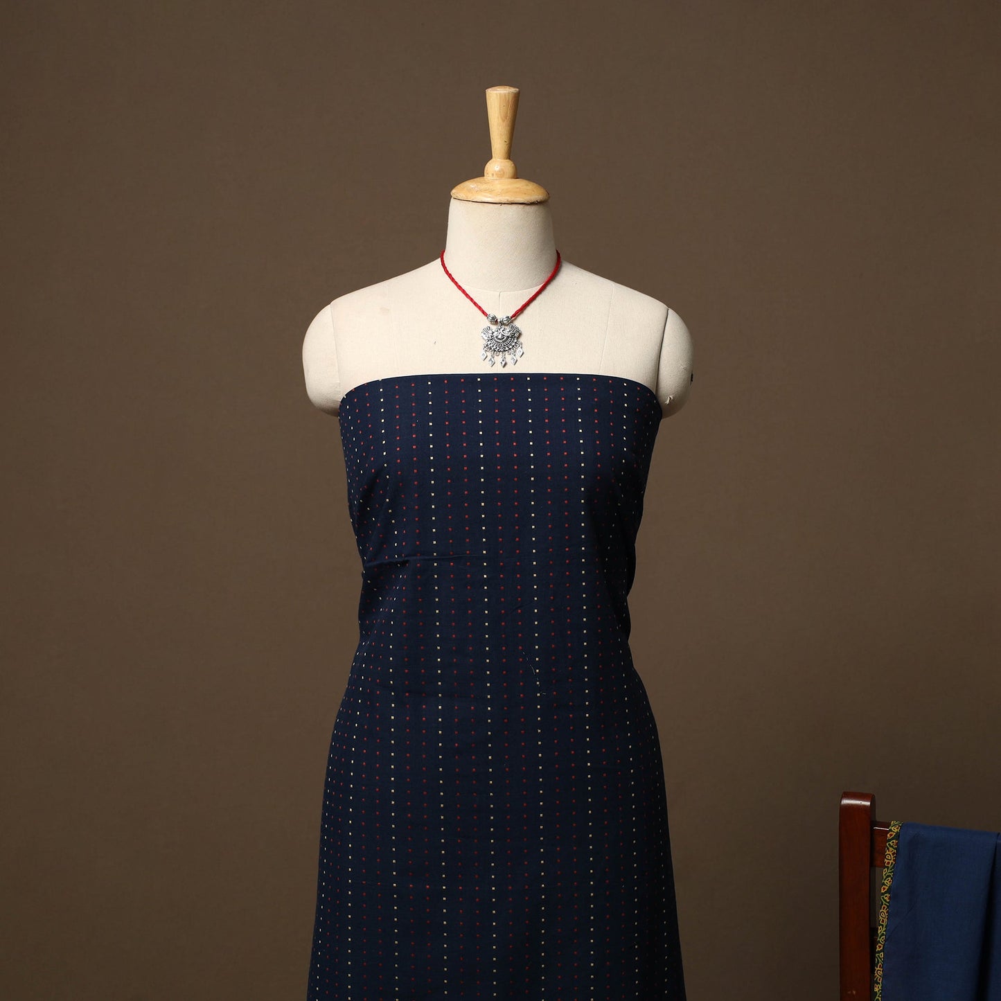 Jacquard weave cotton 2pc unstitched dress material