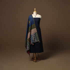 Jacquard weave cotton 2pc unstitched dress material