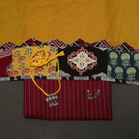 Jacquard weave cotton 2pc unstitched dress material