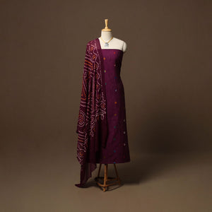 Jacquard weave cotton 2pc unstitched dress material