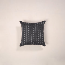 Jacquard weave cotton cushion cover 45 - handcrafted