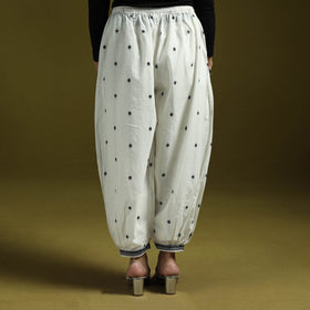 Jacquard weave cotton elasticated afghani salwar 04