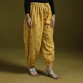 Jacquard weave cotton elasticated afghani salwar 06