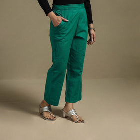 Jacquard weave cotton elasticated palazzo 02 - s