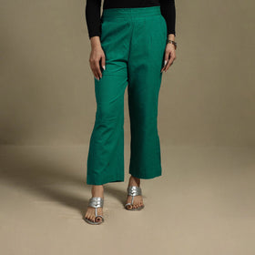Jacquard weave cotton elasticated palazzo 02 - s