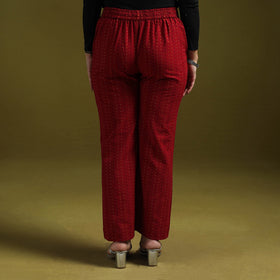 Jacquard weave cotton elasticated palazzo 23 - handcrafted