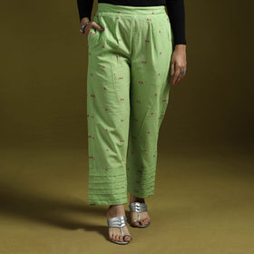 Jacquard weave cotton elasticated pant 16 - handcrafted