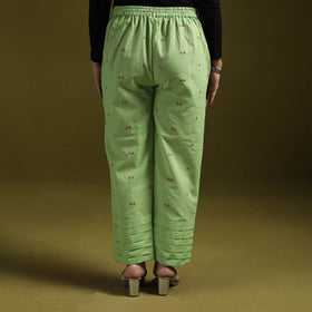 Jacquard weave cotton elasticated pant 16 - handcrafted