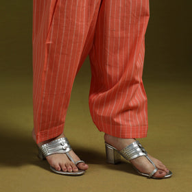 Jacquard weave cotton elasticated salwar 09 - handcrafted