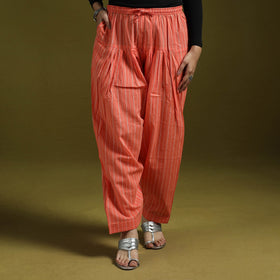 Jacquard weave cotton elasticated salwar 09 - handcrafted