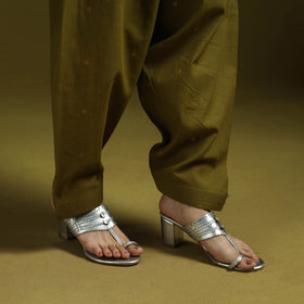 Jacquard weave cotton elasticated salwar 10 - handcrafted