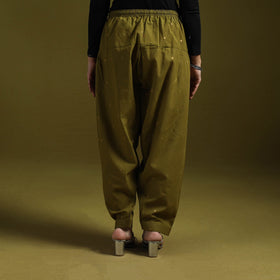 Jacquard weave cotton elasticated salwar 10 - handcrafted