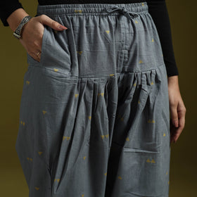 Jacquard weave cotton elasticated salwar 14 - handcrafted