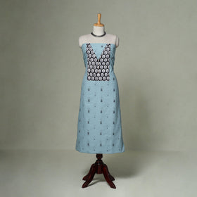 Jacquard weave cotton patchwork unstitched kurta material