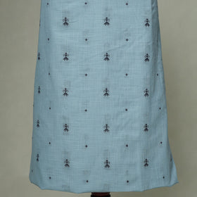 Jacquard weave cotton patchwork unstitched kurta material