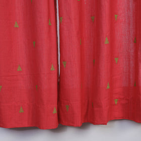 Jacquard weave cotton window curtain (5 x 3 feet) (single