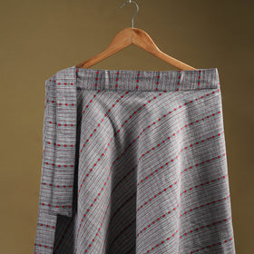 Jacquard weave cotton wrap around skirt 14 - handcrafted