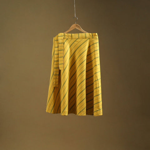 Jacquard weave cotton wrap around skirt 17 - handcrafted