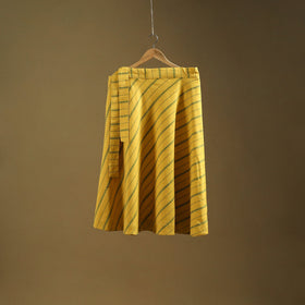 Jacquard weave cotton wrap around skirt 17 - handcrafted
