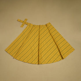 Jacquard weave cotton wrap around skirt 17 - handcrafted