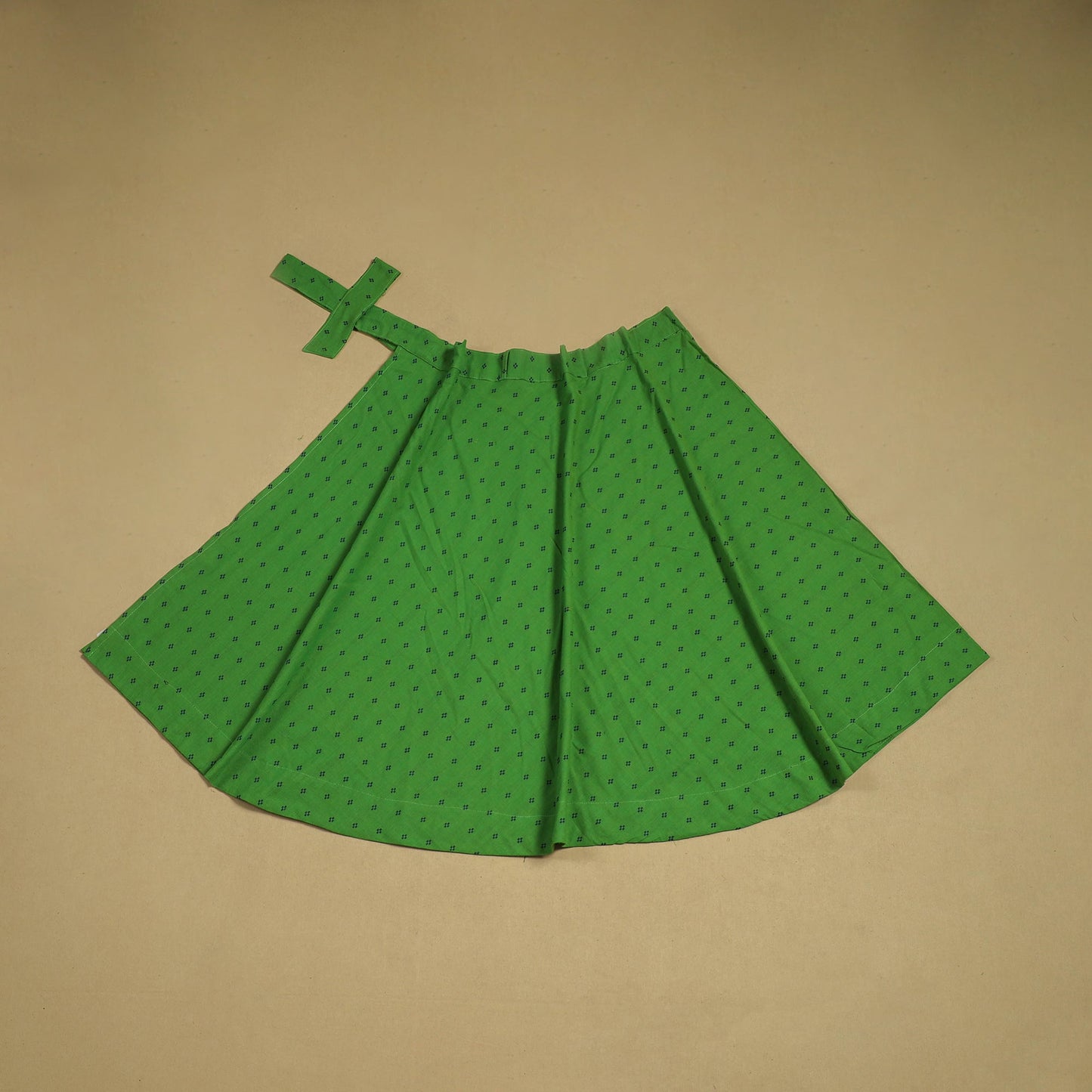 Jacquard weave cotton wrap around skirt 18 - handcrafted