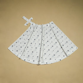 Jacquard weave cotton wrap around skirt 19 - handcrafted