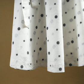 Jacquard weave cotton wrap around skirt 19 - handcrafted