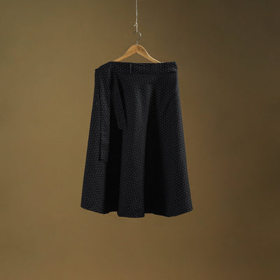 Jacquard weave cotton wrap around skirt 21 - handcrafted