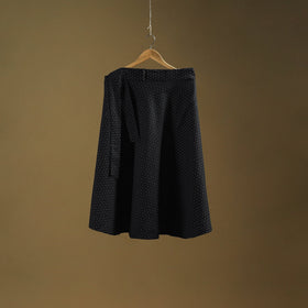 Jacquard weave cotton wrap around skirt 21 - handcrafted