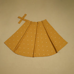 Jacquard weave cotton wrap around skirt 22 - handcrafted