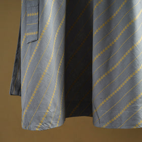 Jacquard weave cotton wrap around skirt 23 - handcrafted